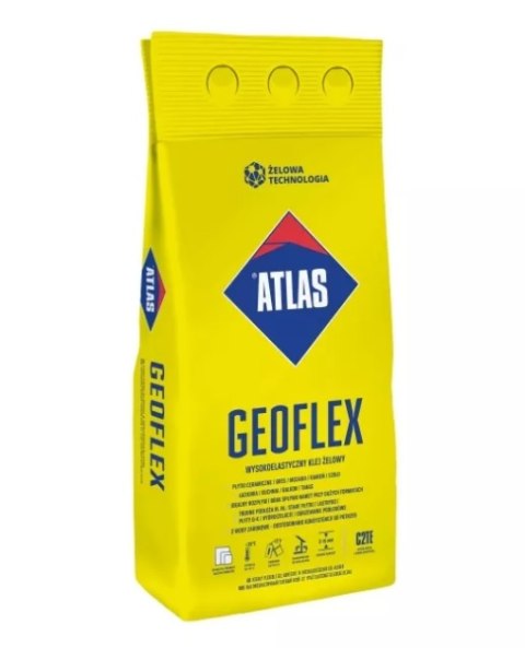 Klej do płytek wysokoelastyczny klej żelowy Atlas Geoflex C2TE 5 kg