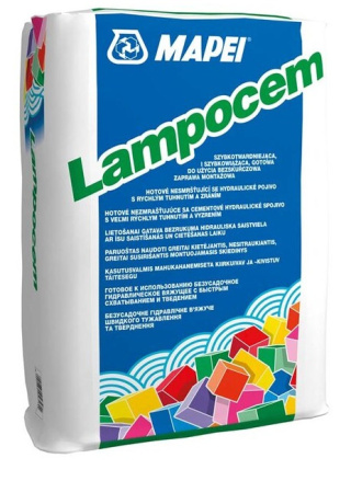 LAMPOCEM 5 kg MAPEI quick-setting mortar