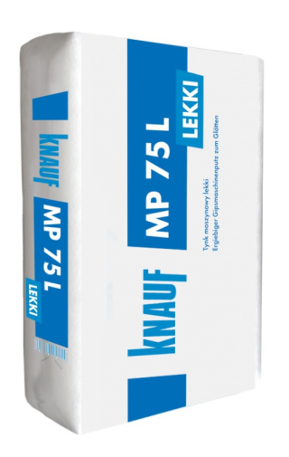 Tynk gipsowy maszynowy lekki MP 75 L, 30 kg KNAUF