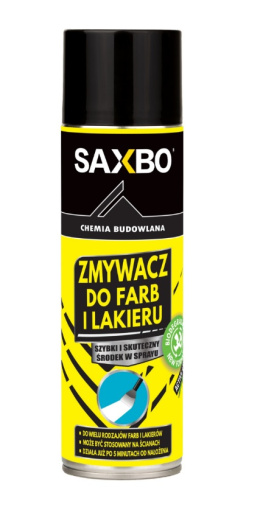 Zmywacz do farb i lakierów w sprayu - 400ml - Saxbo