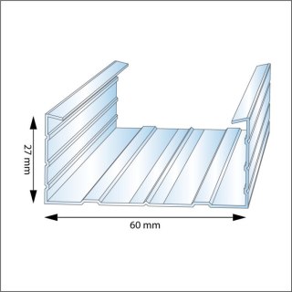 Profil cd60 4mb 0,5mm SUFITOWY GŁÓWNY sucha zbudowa g-k