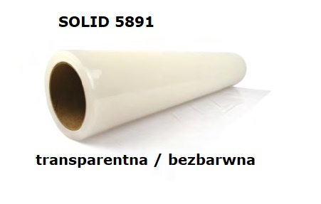 Folia ochronna samoprzylepna 50 cm x 50 m transparent SOLID 5891