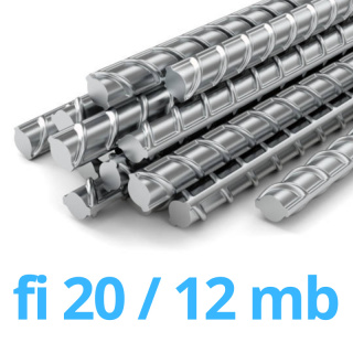 Reinforced bar ribbed wire steel FI 12