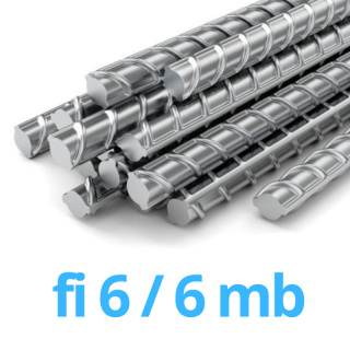 Reinforced bar ribbed wire steel FI 12