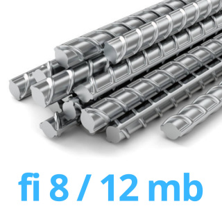 Reinforced bar ribbed wire steel FI 12