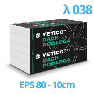 Styropian podłogowy 10 cm Yetico Alfa Podłoga 038 EPS 80