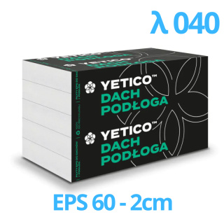 Styropian podłogowy 2 cm Yetico Gamma Podłoga 040 EPS 60