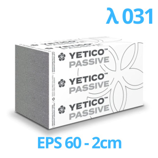 Styropian podłogowy grafitowy 2 cm Yetico Passive Podłoga 031 EPS 60