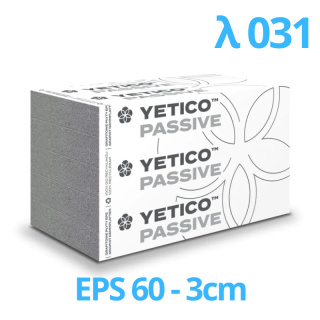 Styropian podłogowy grafitowy 3 cm Yetico Passive Podłoga 031 EPS 60