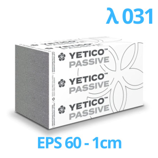 Styropian podłogowy grafitowy 1 cm Yetico Passive Podłoga 031 EPS 60