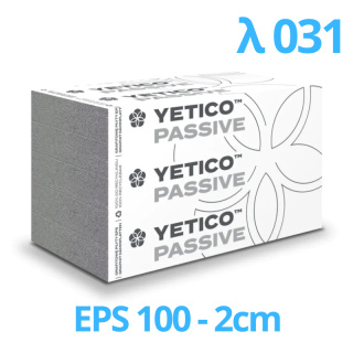 Styropian podłogowy grafitowy 2 cm Yetico Passive Premium Podłoga 031 EPS 100