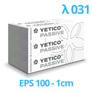 Styropian podłogowy grafitowy 1 cm Yetico Passive Premium Podłoga 031 EPS 100