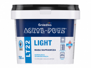 ACRYL-PUTZ® LT 22 Light - Masa Naprawcza Superlekka Szybkoschnąca