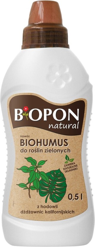 BIOHUMUS - DO . ROŚLIN ZIELONYCH 0.5L BIOPON