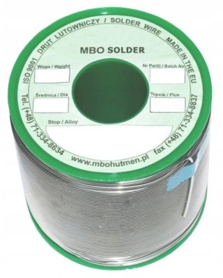 LUT CYNOWY Z TOPNIKIEM FI 2,50 250G SZT MBO SOLDER