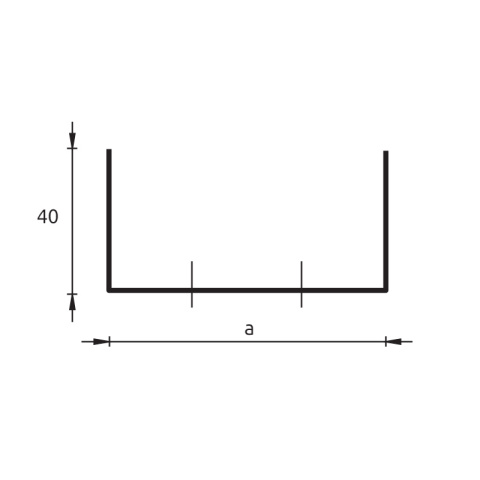 FRAME PROFILE UA 50 3MB