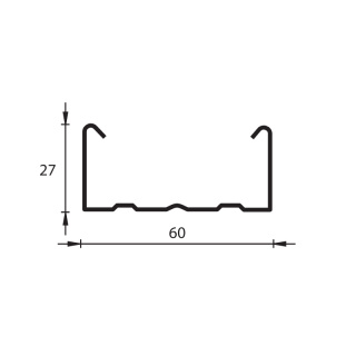 Profil sufitowy CD60 3mb