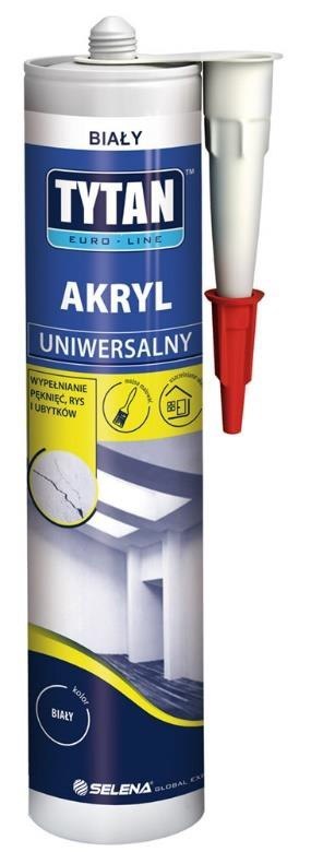 AKRYL EURO-LINE 280ML BIAŁY TYTAN