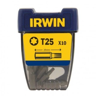 GROT, BIT, KOŃCÓWKA TYPU TORX 1/4' 25MM 10 SZT. T25 IRWIN