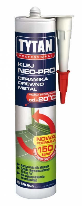 KLEJ MONTAŻOWY 290ML TYTAN NEOPRENOWY NEO-PRO TYTAN