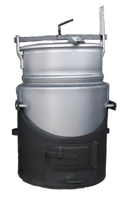PARNIK Z SZAMOTEM CZARNY 100 L UN PARNIK Z SZAMOTEM CZARNY 100 L UN