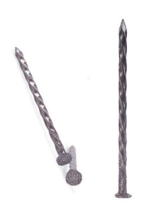 GWOŹDZIE KWADRATOWE SKRĘCANE OCYNKOWANE 3.8*90MM METALURGIA