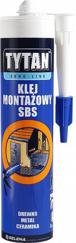 KLEJ MONTAŻOWY 280ML TYTAN EURO-LINE TYTAN