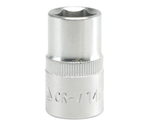 NASADKA KRÓTKA 6-KĄTNA CHROMOWANA 1/2'' 14MM YATO