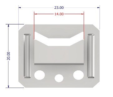 KLAMERKI BOAZERYJNE 1.0MM/100 UN