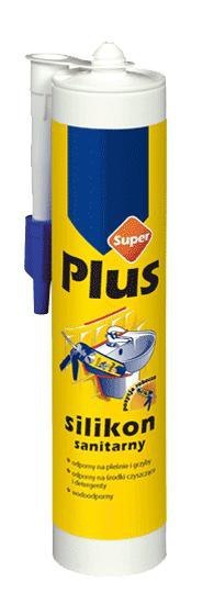 SILIKON SUPER PLUS SANITARNY 280ML BEZBARWNY TYTAN