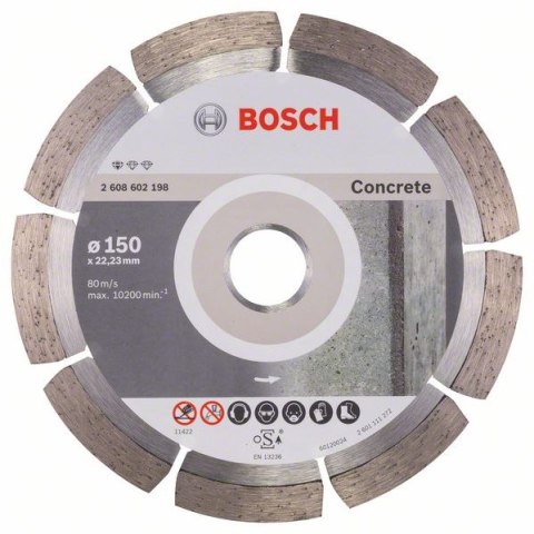 TARCZA DIAMENTOWA SEGMENTOWA CONCRETE 150*22.3*2.0 BOSCH