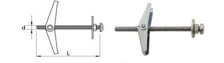 KOTWA STALOWA PARASOLKA 4*50MM UN