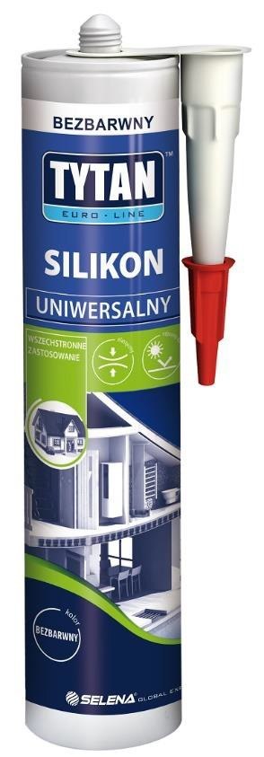 SILIKON TYTAN EURO-LINE 280ML BEZBARWNY TYTAN