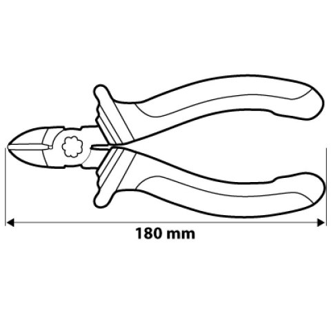 SZCZYPCE TNĄCE BOCZNE 180MM NEO