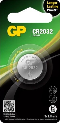 BATERIA GUZIKOWA LITOWA 3V CR2032 GP BATTERY