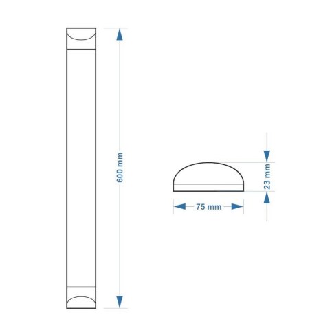 OPRAWA SUFITOWA 220-240V 18W 4000K 1500LM 60CM UN