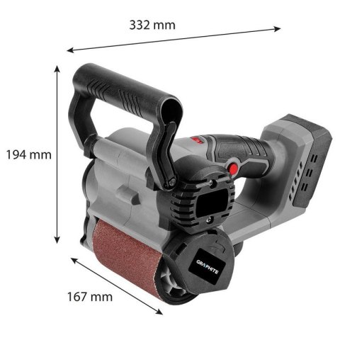 SATYNIARKA AKUMULATOROWA ENERGY+ 18V, BEZ AKUMULATORA GRAPHITE