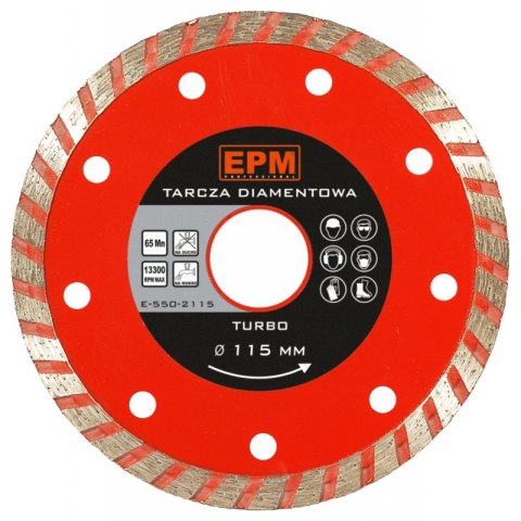 TARCZA DIAMENTOWA TURBO 115MM EPM