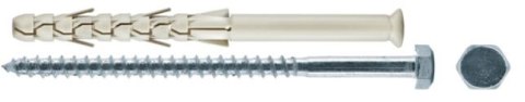 DYBEL RAMOWY ŁEB SZEŚCIOKĄTNY ARL 10/115MM UN DYBEL RAMOWY ŁEB SZEŚCIOKĄTNY ARL 10/115MM UN