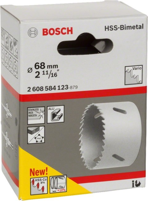 PIŁA OTWORNICA BIMETAL 68MM BOSCH