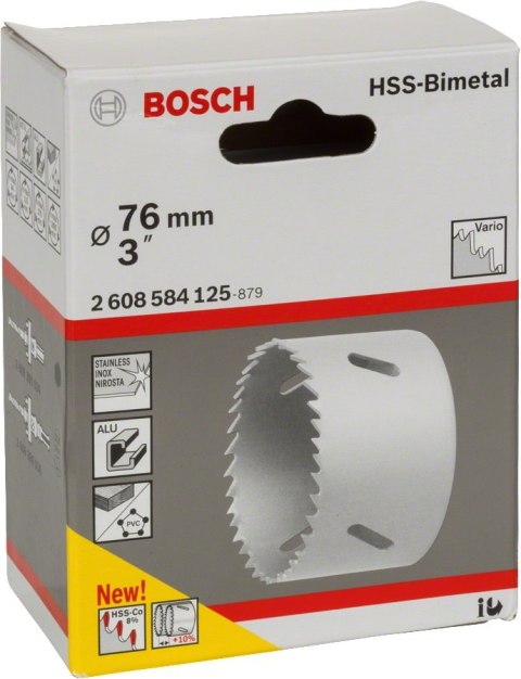 PIŁA OTWORNICA BIMETAL 76MM BOSCH