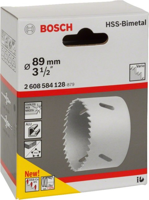 PIŁA OTWORNICA BIMETAL 89MM BOSCH