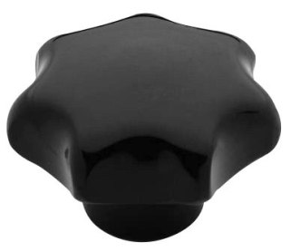 UCHWYT BAKELITOWY CZARNY M10*50MM DIN6336K HSI