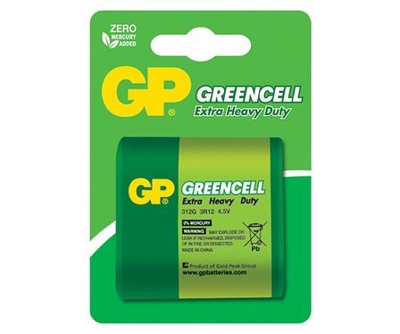 BATERIA PŁASKA GREENCELL 4.5V 3R12 GP BATTERY