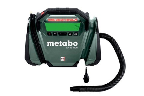 KOMPRESOR BEZOLEJOWY AKUMULATOROWY 18V AK 18 MULTI 0*AH METABO