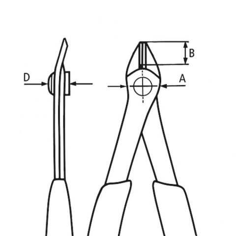 SZCZYPCE DO CIĘCIA 125MM ELECTRONIC SUPER KNIPS KNIPEX