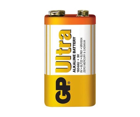 BATERIA ALKALINE 1604AU 9V GP BATTERY