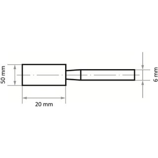 ŚCIERNICA SPOJONA CERAMICZNA ZY 5020.06 EKR 30 N V4 LUKAS