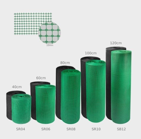 SIATKA OGRODZENIOWA/BUDOWLANA ZIELONA 50MB 1.2M SB12 UN