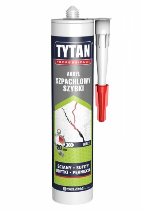 AKRYL SZPACHLOWY SZYBKI LEKKI TYTAN PROFESSIONAL 280ML BIAŁY TYTAN